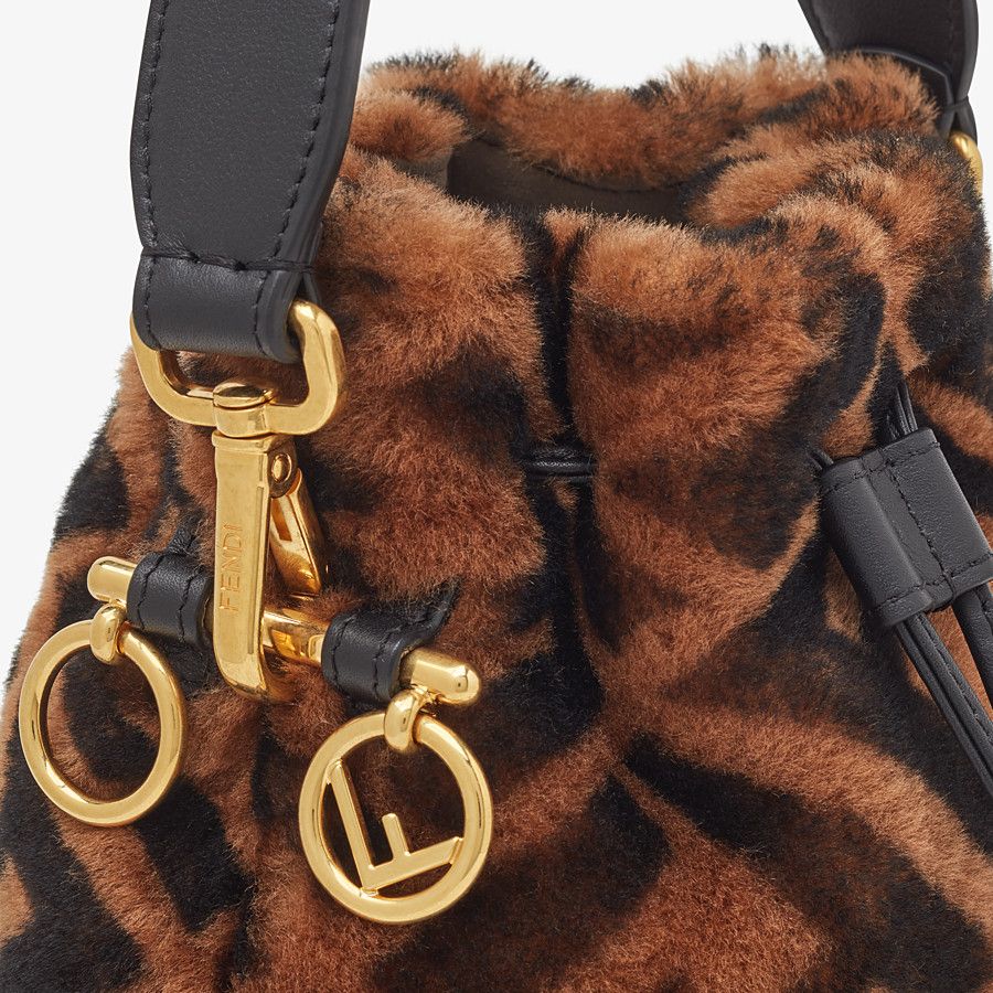 Fendi Mon Tresor Bucket Mini-bag in Sheepskin