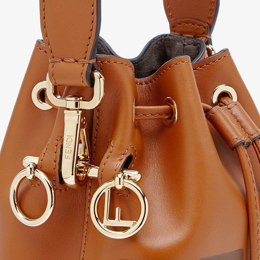 Fendi Mon Tresor Bucket Leather Mini Bag