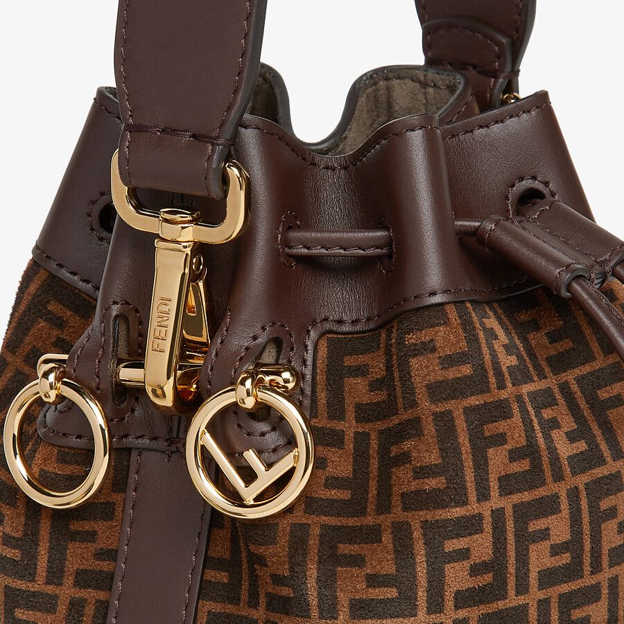 Fendi Mon Tresor Leather Mini-bag With FF Print
