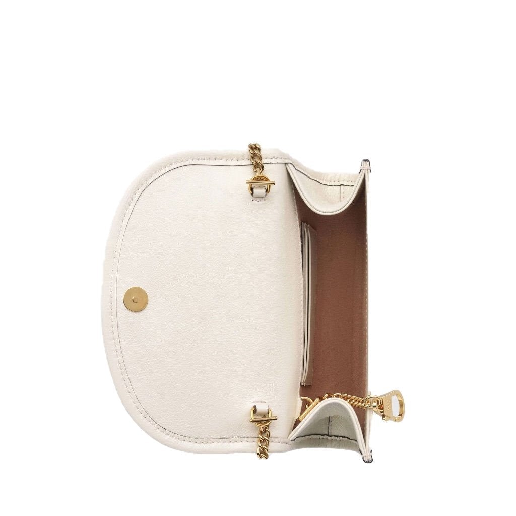 Gucci Rajah White Bag, Medium Shoulder, Chain Strap