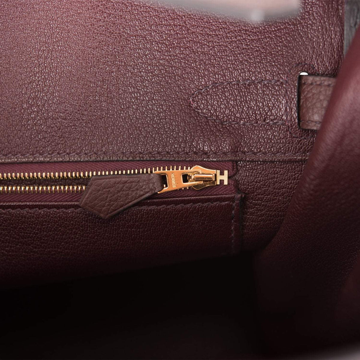 Hermes Birkin 30 Rouge Sellier, Togo Gold Hardware