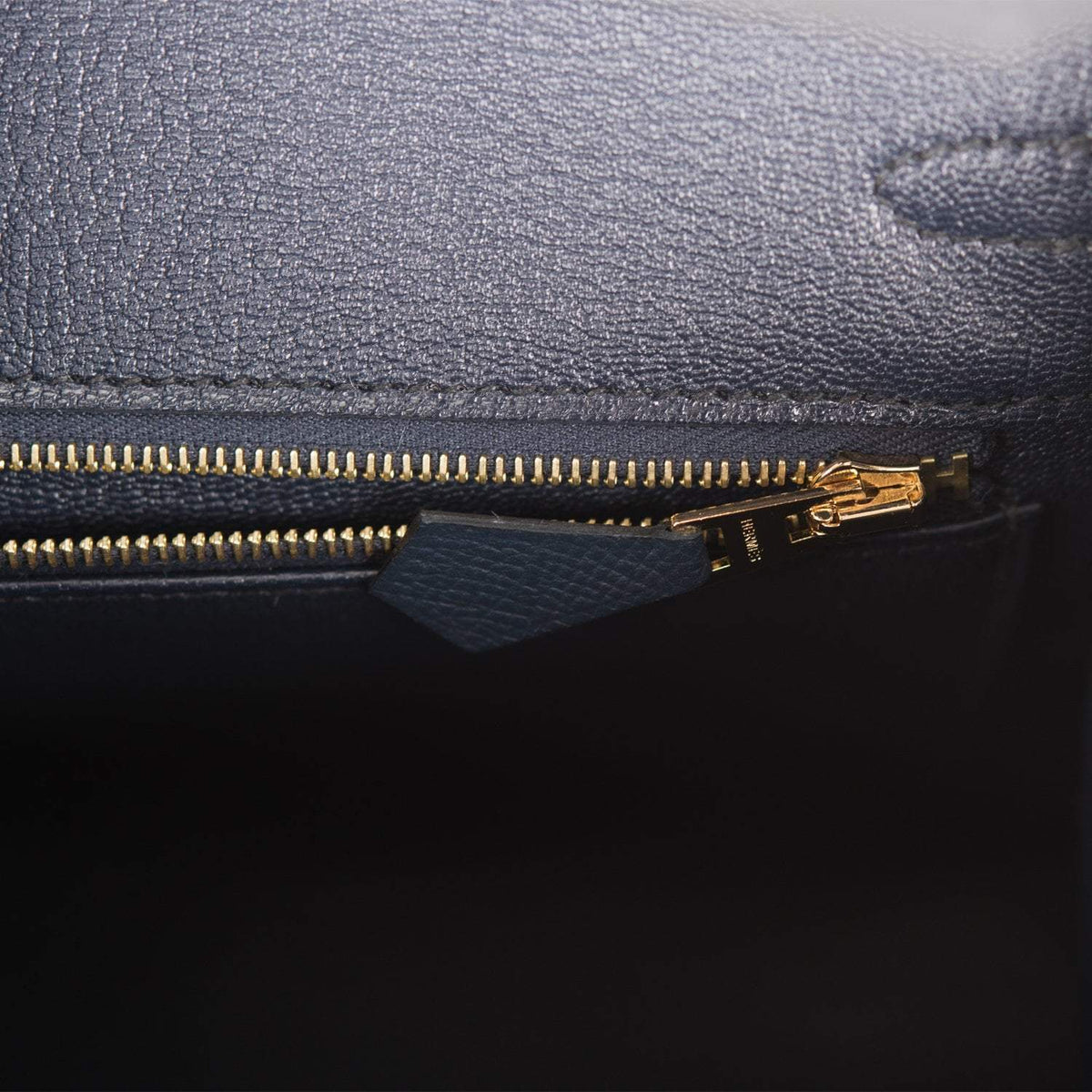Hermes Birkin 25 Sellier, Bleu Indigo Epsom, Gold Hardware