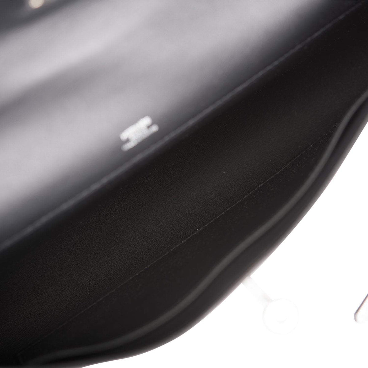 Black Hermes Kelly Cut, Swift Leather, Palladium Hardware