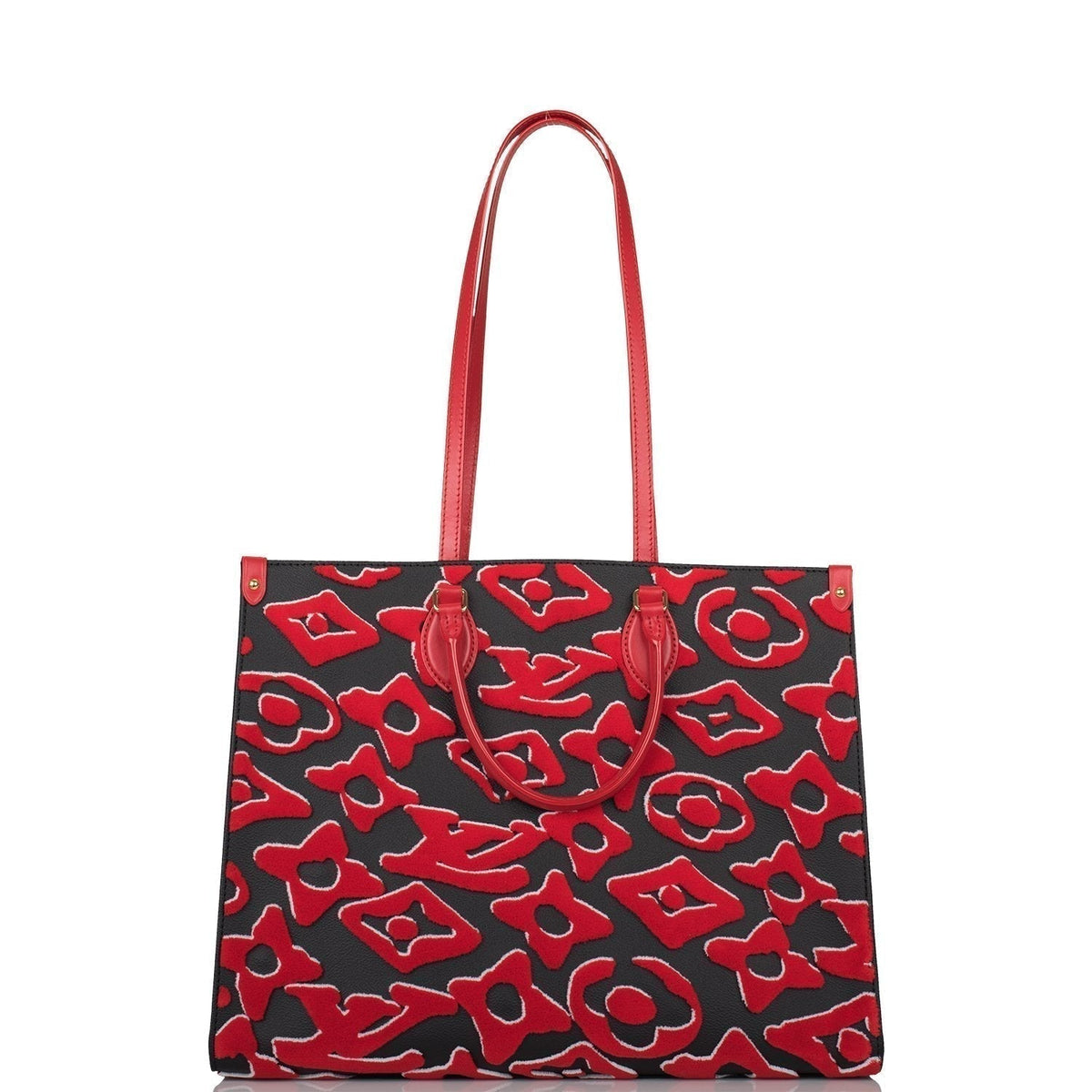 Louis Vuitton OnTheGo GM, Black Tufted Monogram Canvas Tote