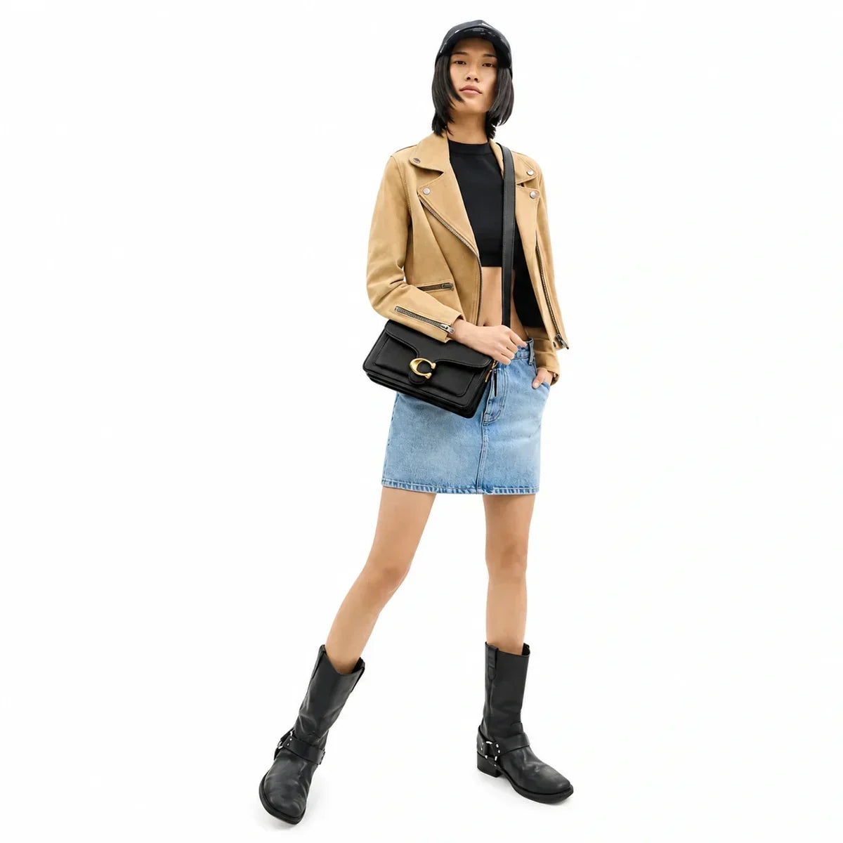 Coach Tabby Shoulder Bag 26 - Gold/Black