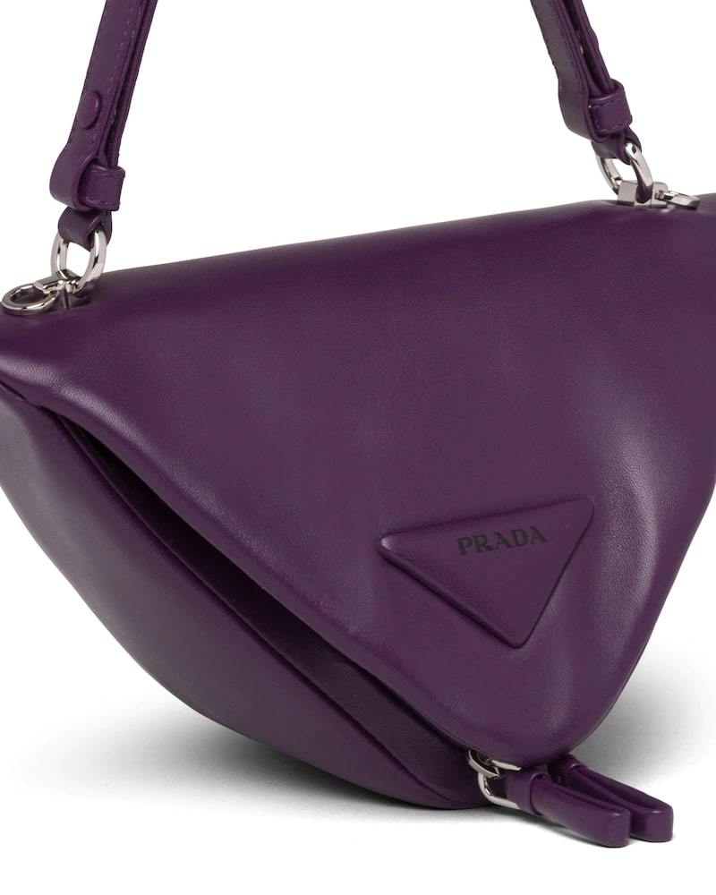 Padded Nappa Leather Bag, Prada Triangle Handbag