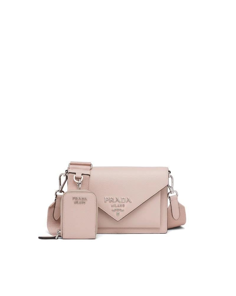 Prada Envelope Bag, Saffiano Leather Mini Crossbody