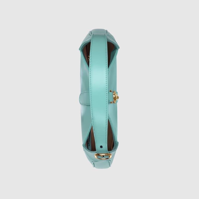 Gucci Jackie 1961 Medium Shoulder Bag Light Blue Leather