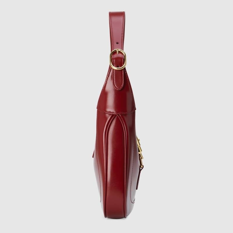 Gucci Jackie 1961 Medium Shoulder Bag Red Leather