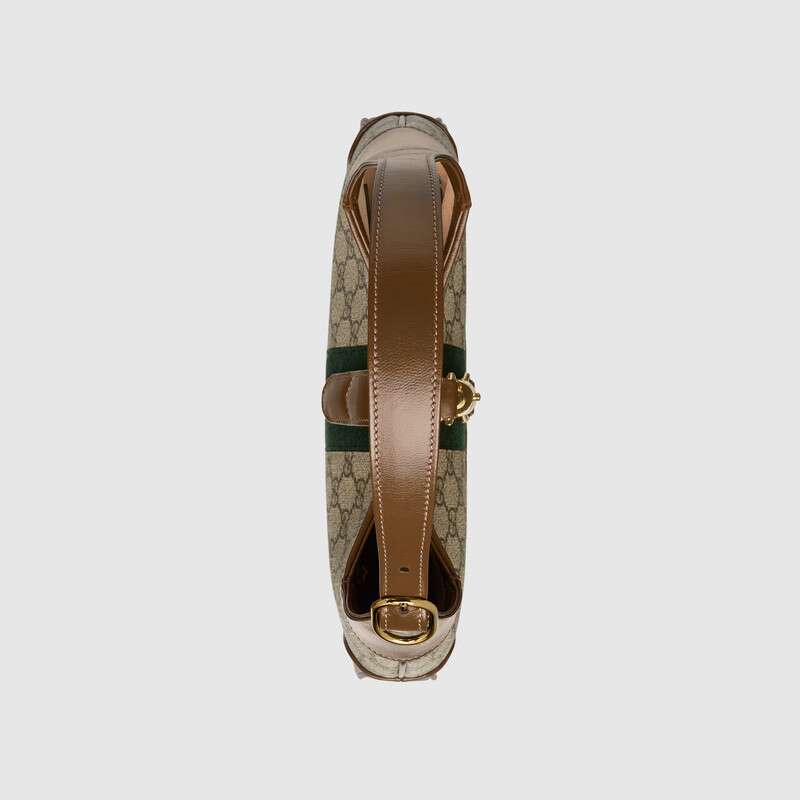 Gucci Jackie 1961 Medium Shoulder Bag Brown Leather