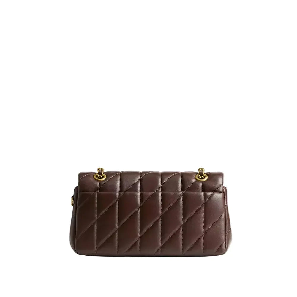 Coach Tabby Shoulder Bag 26 With Pillow Quilting- Brass/Maple