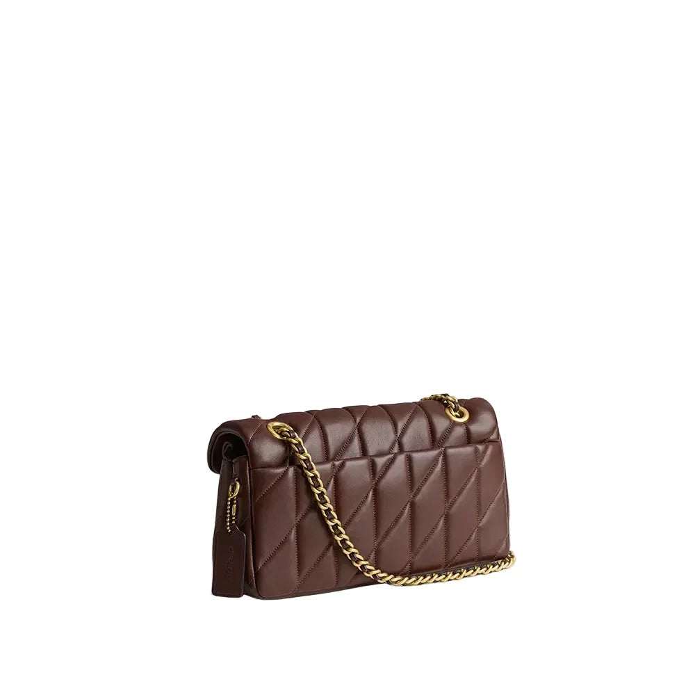 Coach Tabby Shoulder Bag 26 With Pillow Quilting- Brass/Maple