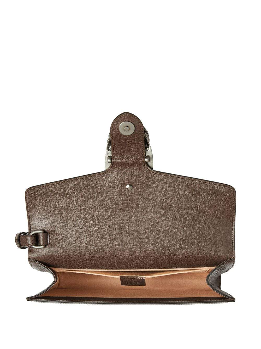 Gucci Dionysus Leather Supreme Clutch Crossbody Bag