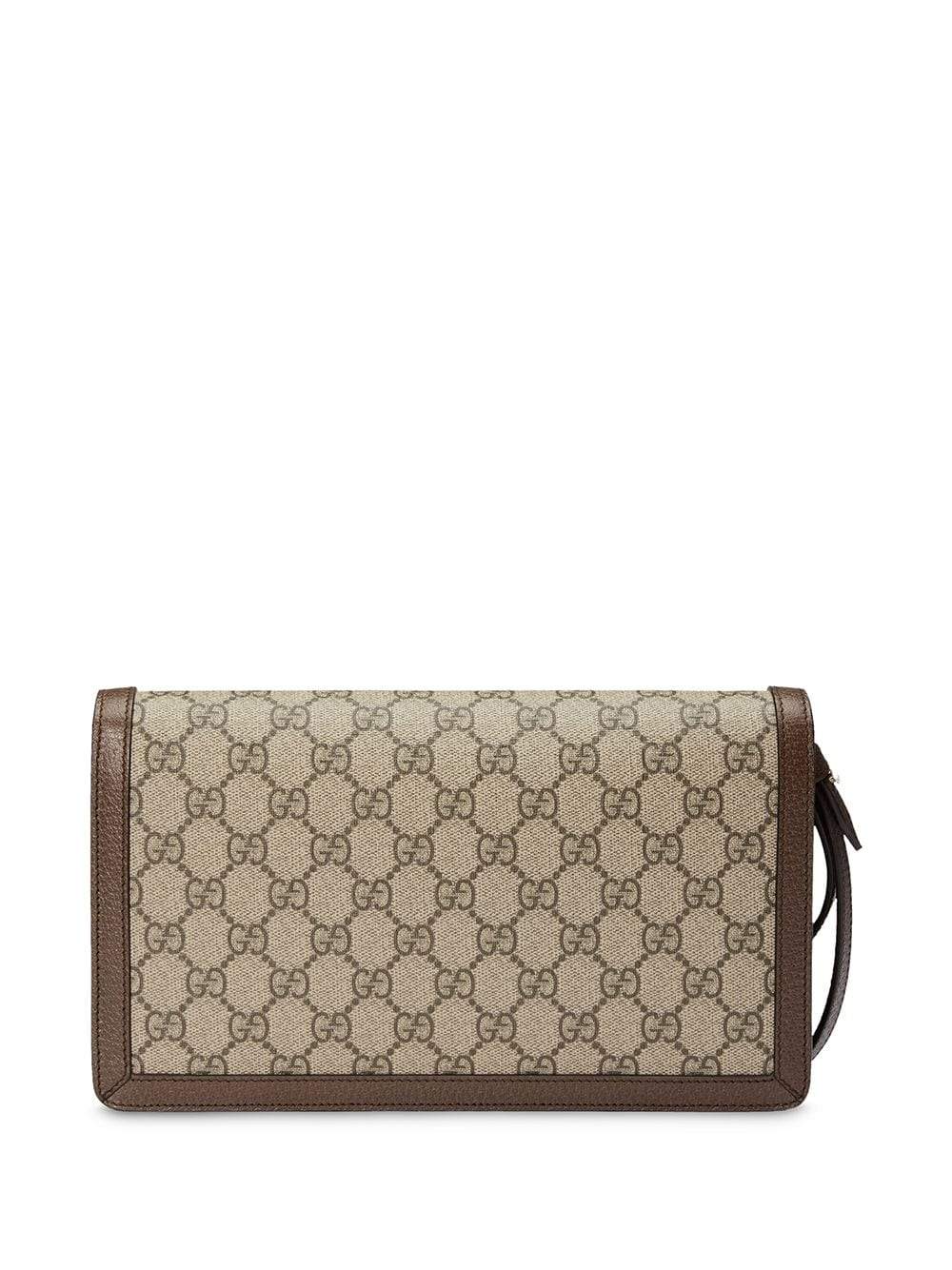 Gucci Dionysus Leather Supreme Clutch Crossbody Bag