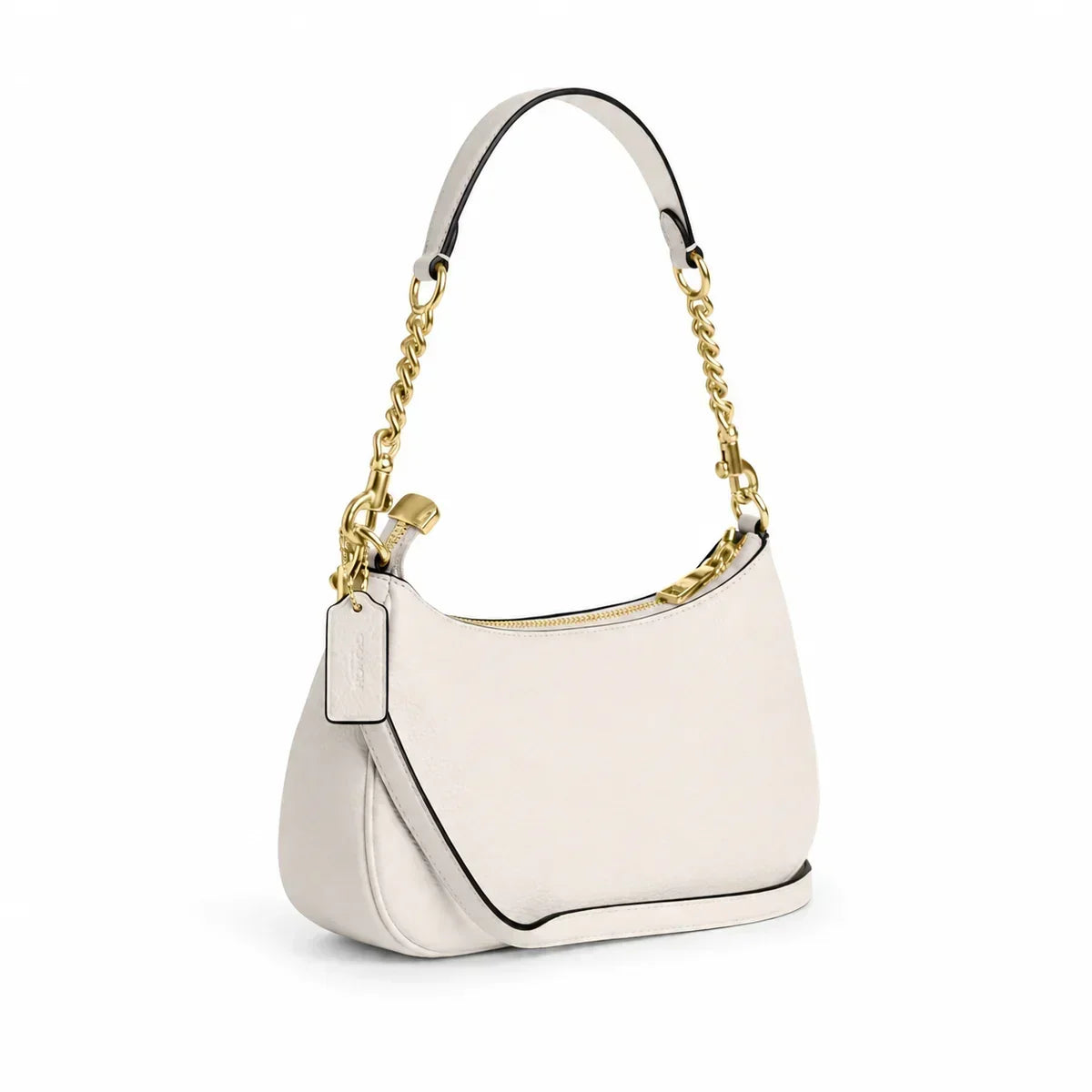 Coach Teri Shoulder Bag In Signature Canvas - Gold/White