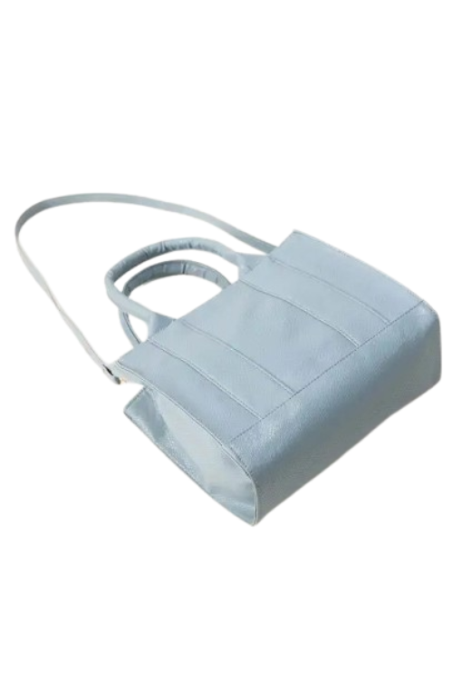 Chic Sky Blue Handbag