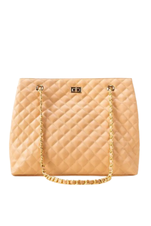 Elegant Peach Handbag