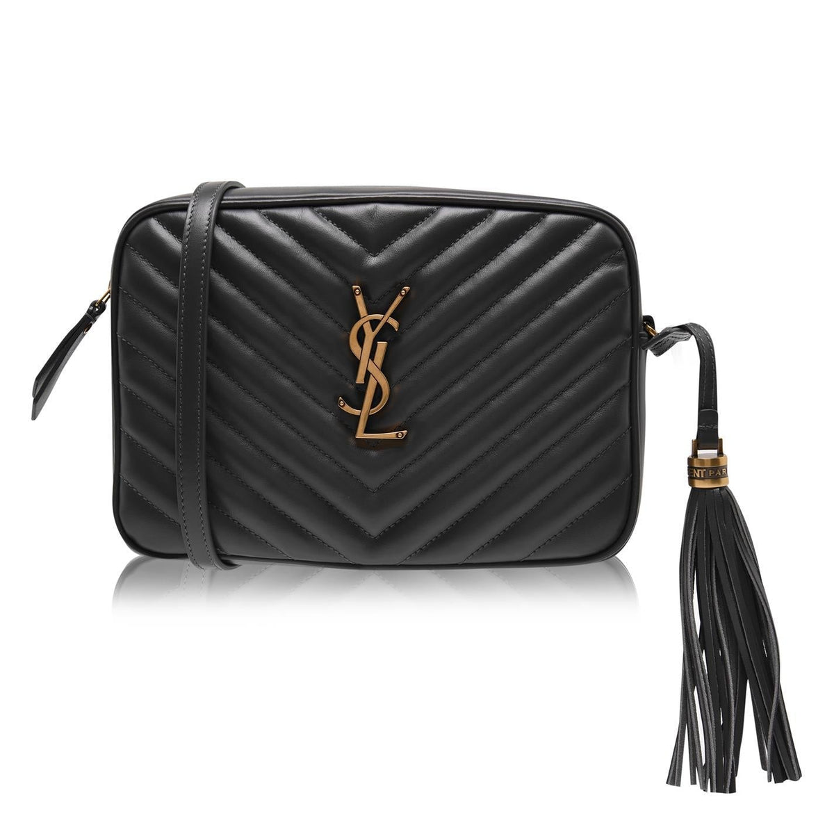 Saint Laurent Camera Bag Lou, Leather Crossbody