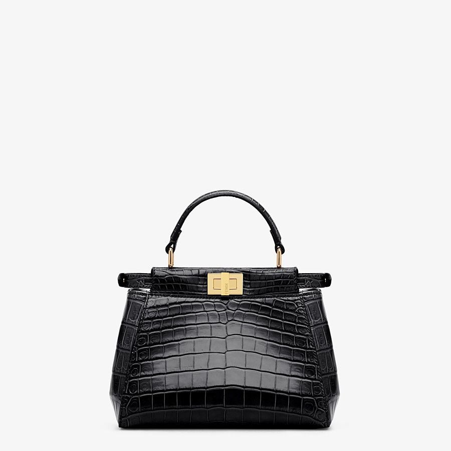 Fendi Peekaboo Crocodile Mini Bag