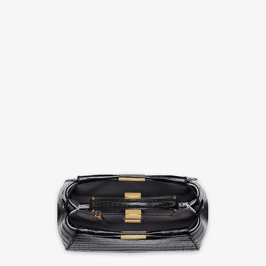 Fendi Peekaboo Crocodile Mini Bag