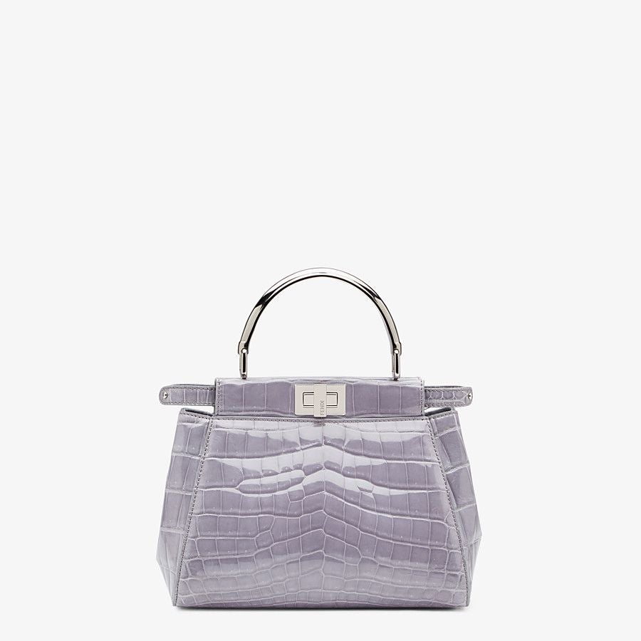 Fendi Peekaboo Crocodile Mini Bag
