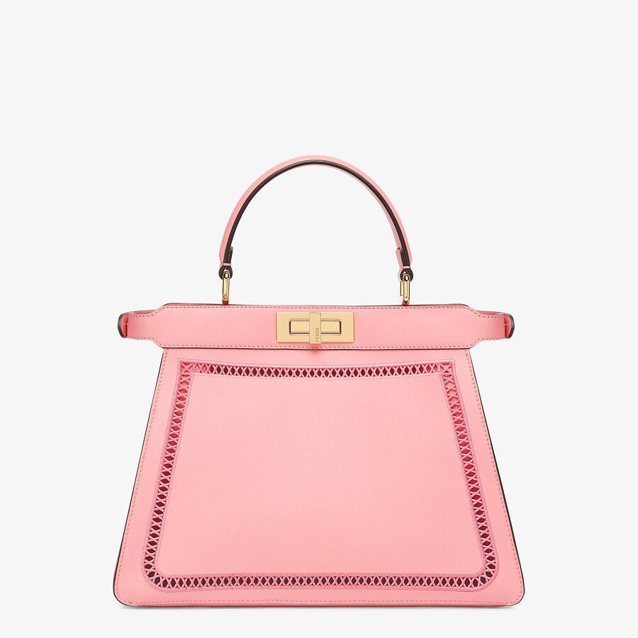 Fendi Peekaboo ISeeU Medium Leather Bag With Embroidery