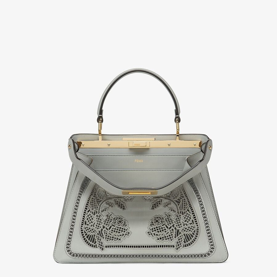 Fendi Peekaboo ISeeU Medium Leather Bag With Embroidery