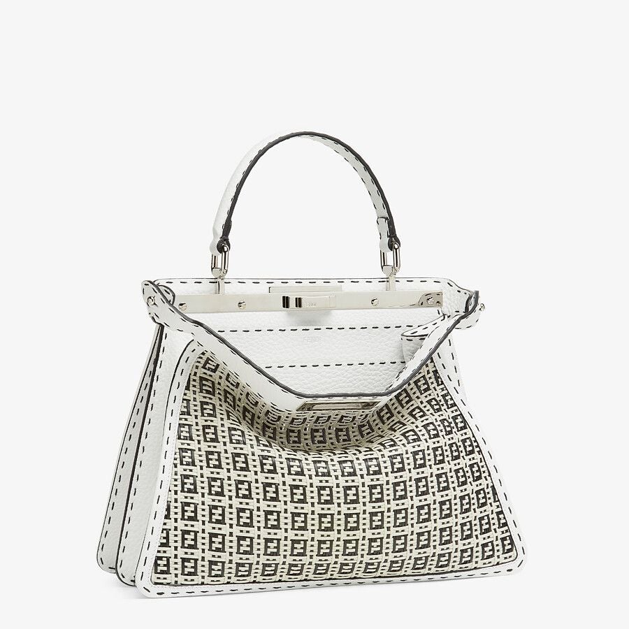 Fendi Peekaboo ISeeU Medium Braided Leather Bag