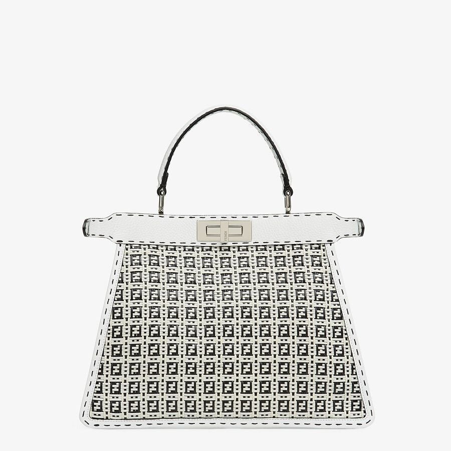 Fendi Peekaboo ISeeU Medium Braided Leather Bag