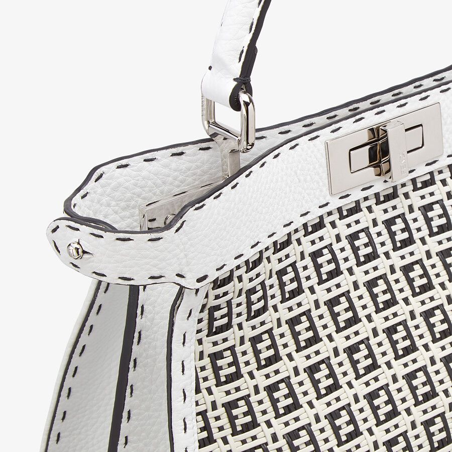 Fendi Peekaboo ISeeU Medium Braided Leather Bag