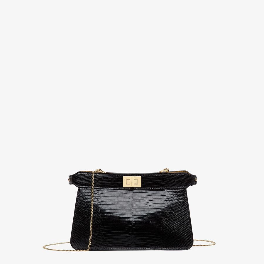 Fendi Peekaboo ISeeU Small Lizard Leather Bag