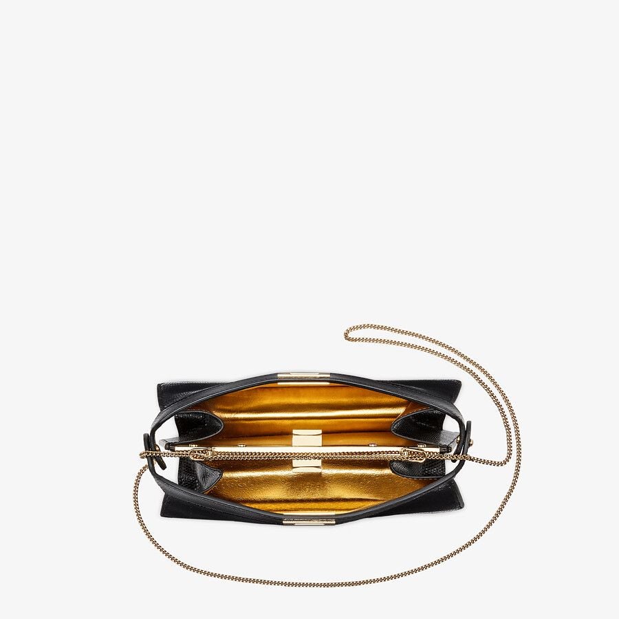 Fendi Peekaboo ISeeU Small Lizard Leather Bag