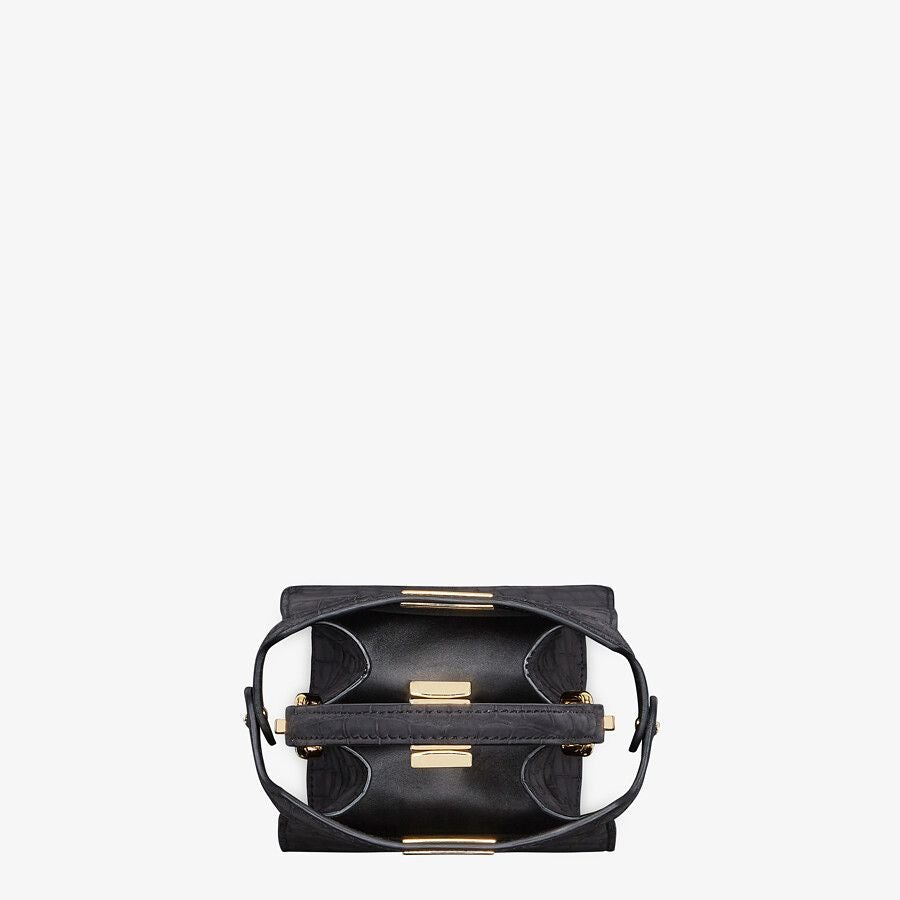 Fendi Peekaboo ISeeU Small Vertical Crocodile Bag