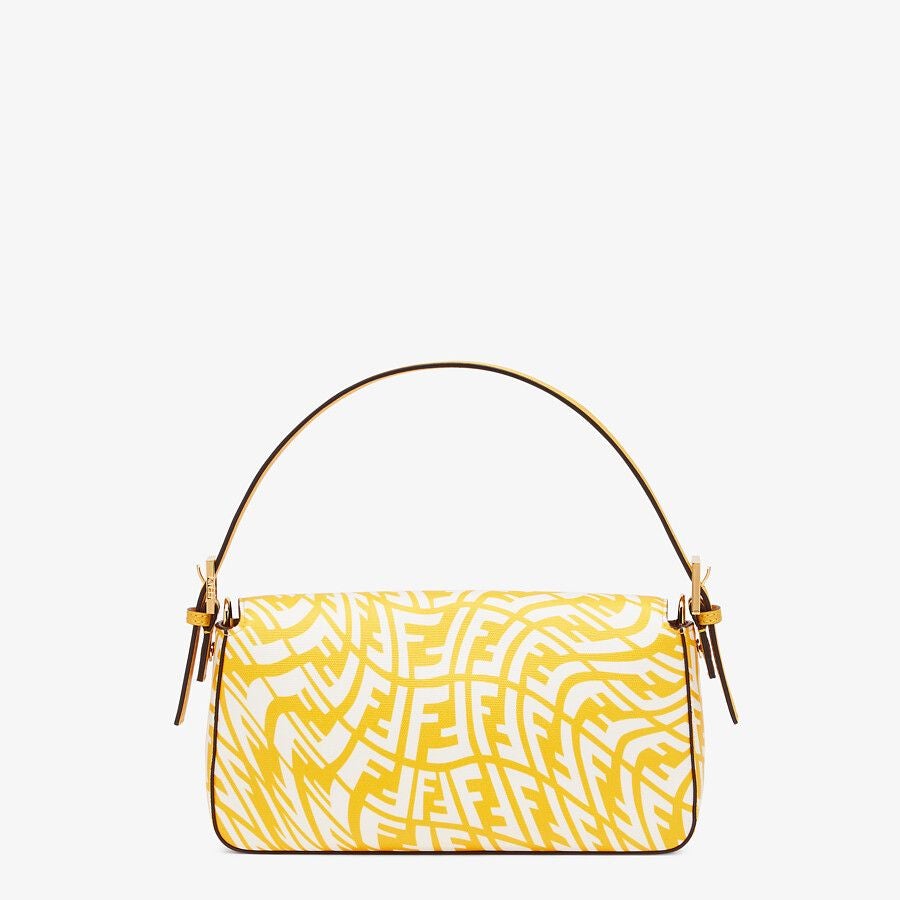 Fendi Baguette 1997 Medium Glazed Canvas Bag