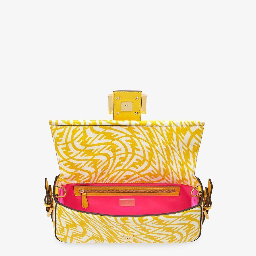 Fendi Baguette 1997 Medium Glazed Canvas Bag