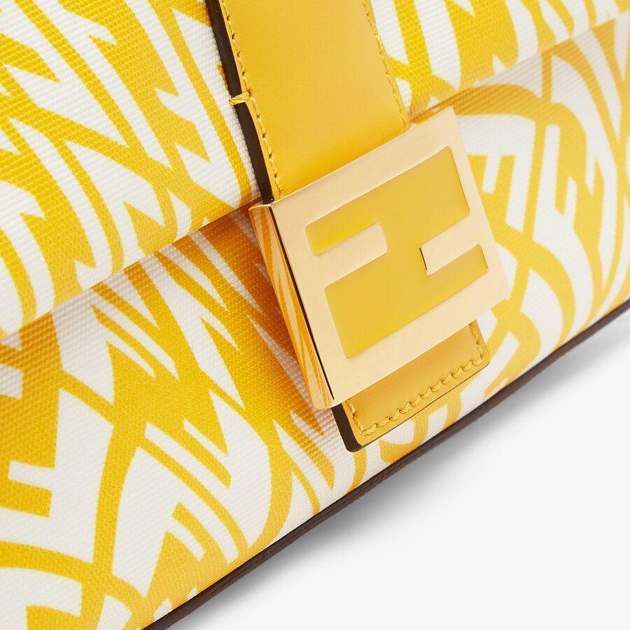 Fendi Baguette 1997 Medium Glazed Canvas Bag