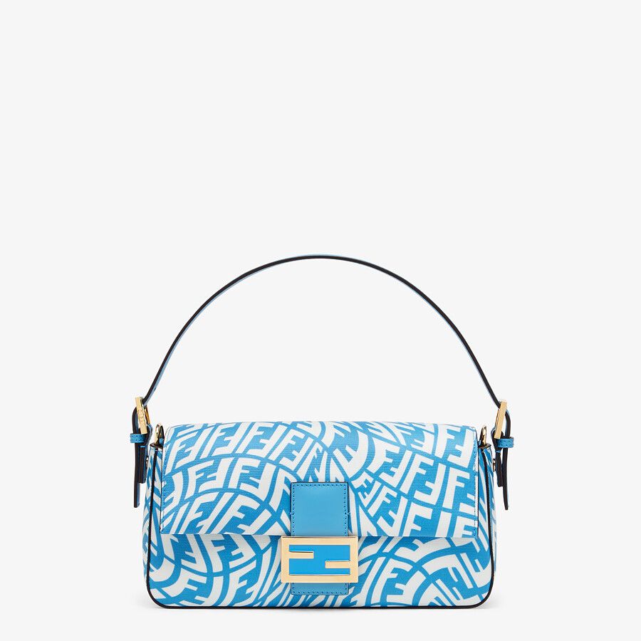 Fendi Baguette 1997 Medium Glazed Canvas Bag