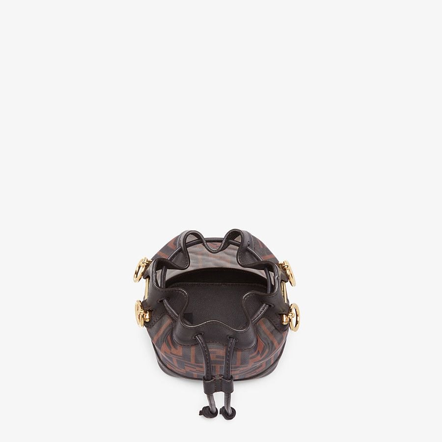 Fendi Mon Tresor Bucket Tech Mesh Mini Bag