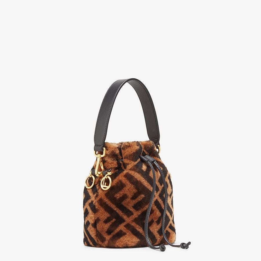 Fendi Mon Tresor Bucket Mini-bag in Sheepskin