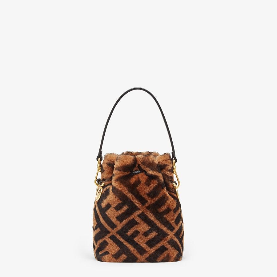 Fendi Mon Tresor Bucket Mini-bag in Sheepskin