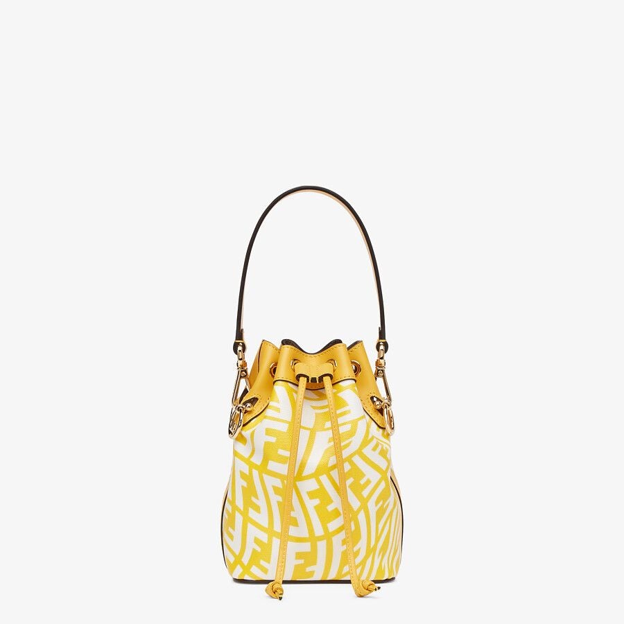 Fendi Mon Tresor Bucket Glazed Canvas Mini-bag