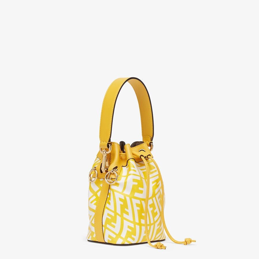 Fendi Mon Tresor Bucket Glazed Canvas Mini-bag