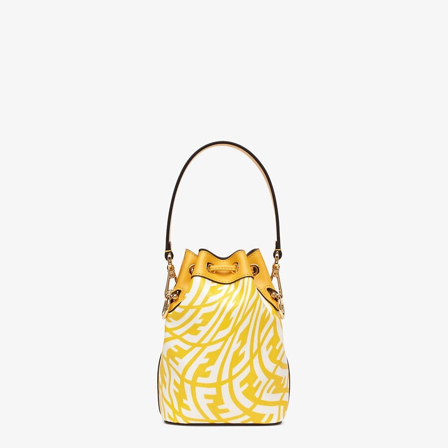 Fendi Mon Tresor Bucket Glazed Canvas Mini-bag