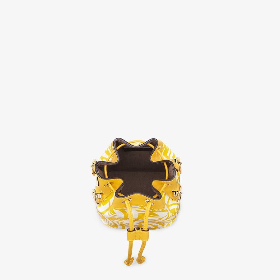 Fendi Mon Tresor Bucket Glazed Canvas Mini-bag