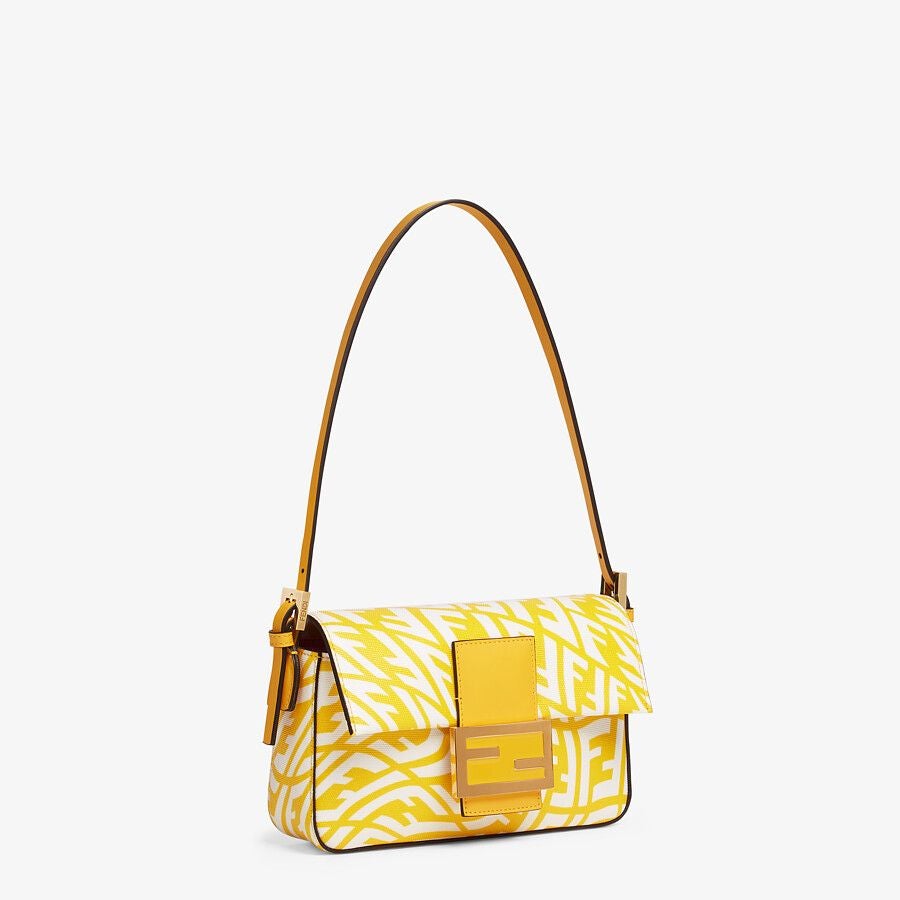Fendi Baguette 1997 Mini Glazed Canvas Bag