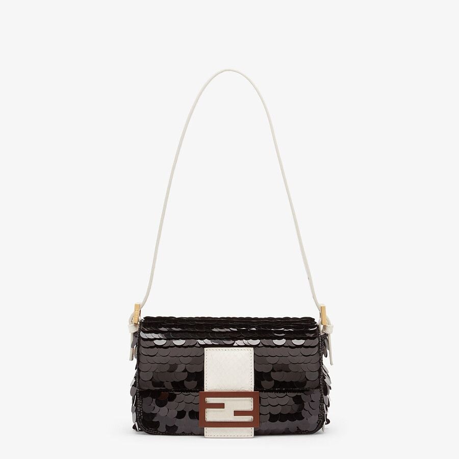 Fendi Baguette 1997 Mini Satin Bag With Sequins
