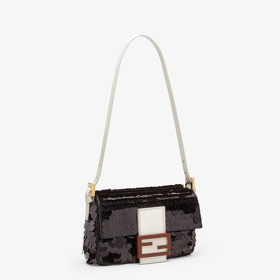 Fendi Baguette 1997 Mini Satin Bag With Sequins