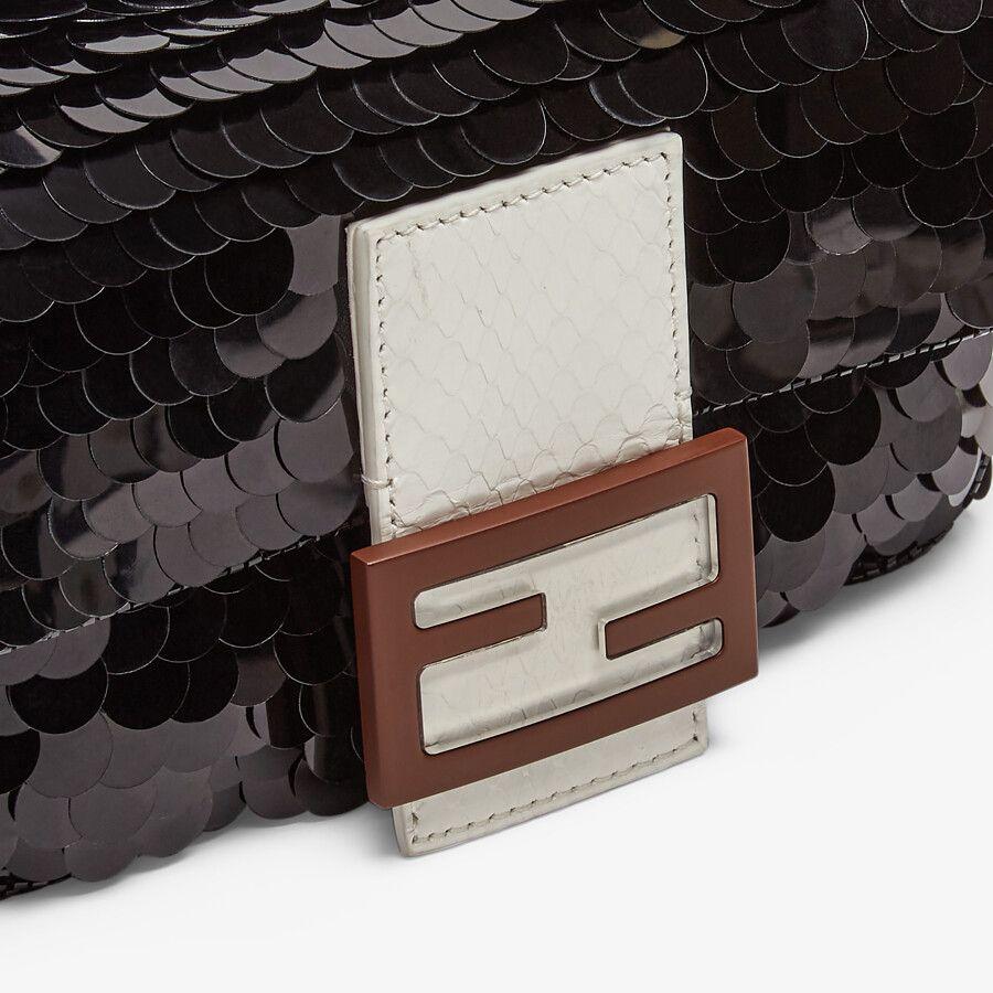 Fendi Baguette 1997 Mini Satin Bag With Sequins