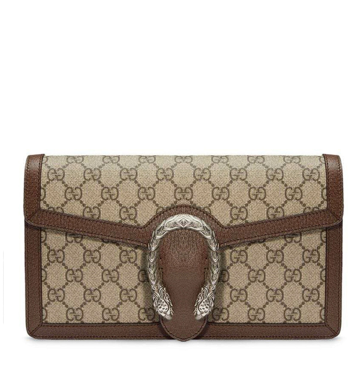 Gucci Dionysus Leather Supreme Clutch Crossbody Bag