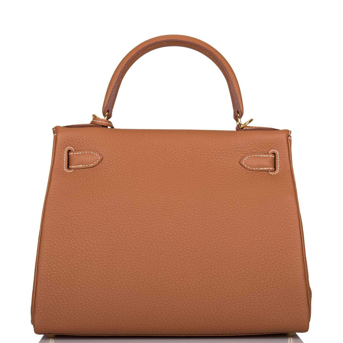 Hermes Kelly 28 Gold, Togo Retourne Bag, Gold Hardware
